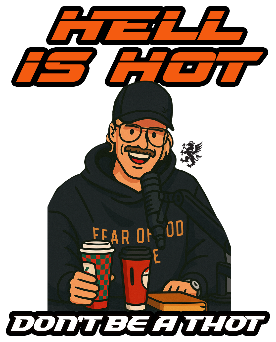 RT STICKERS: Hell is hot, don't be a thot