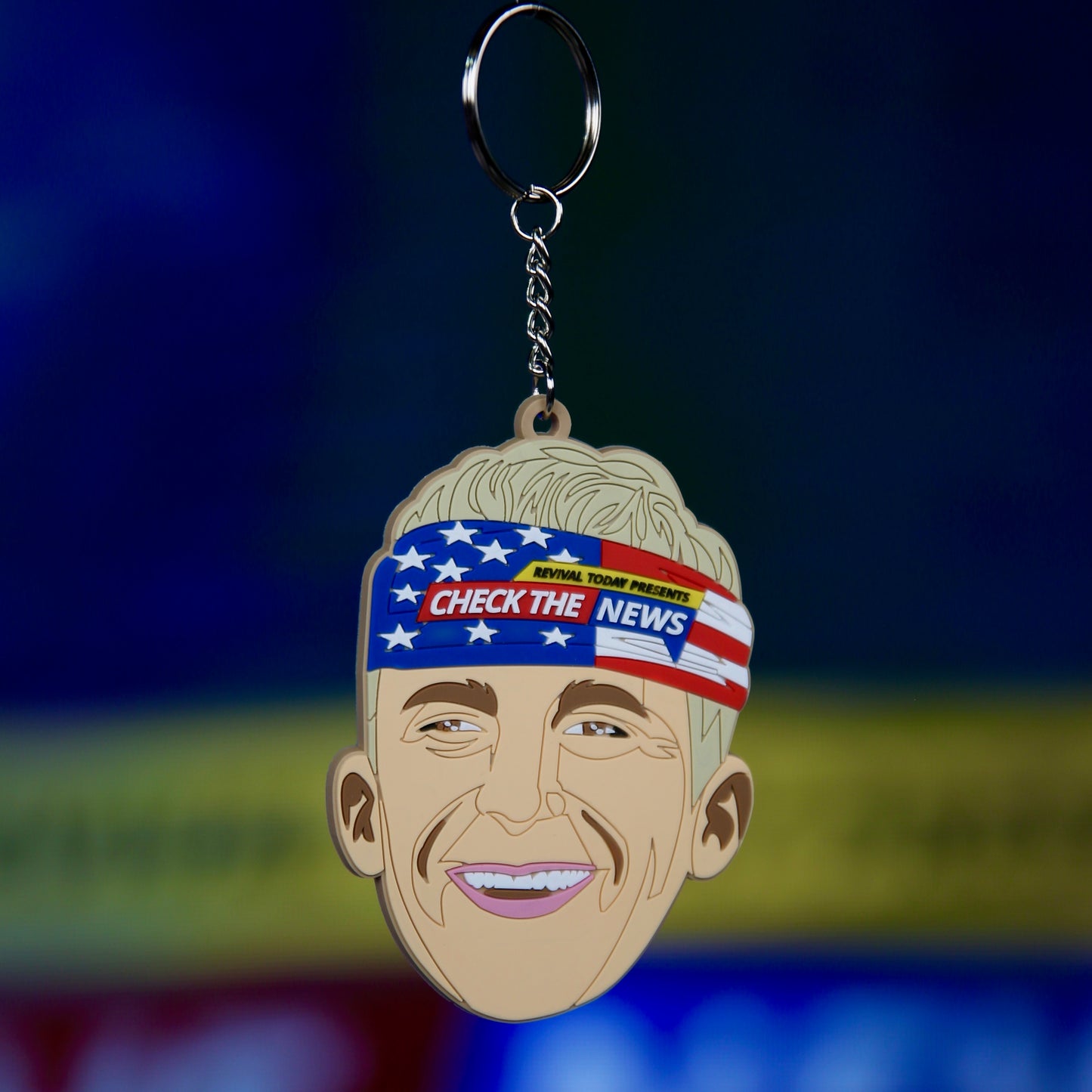 "Everyone's Favorite Late Night News Host" Keychain