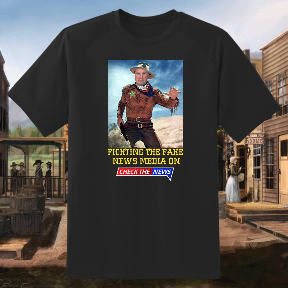 "Fighting the Fake News w/ Dr. RHB" T-Shirt