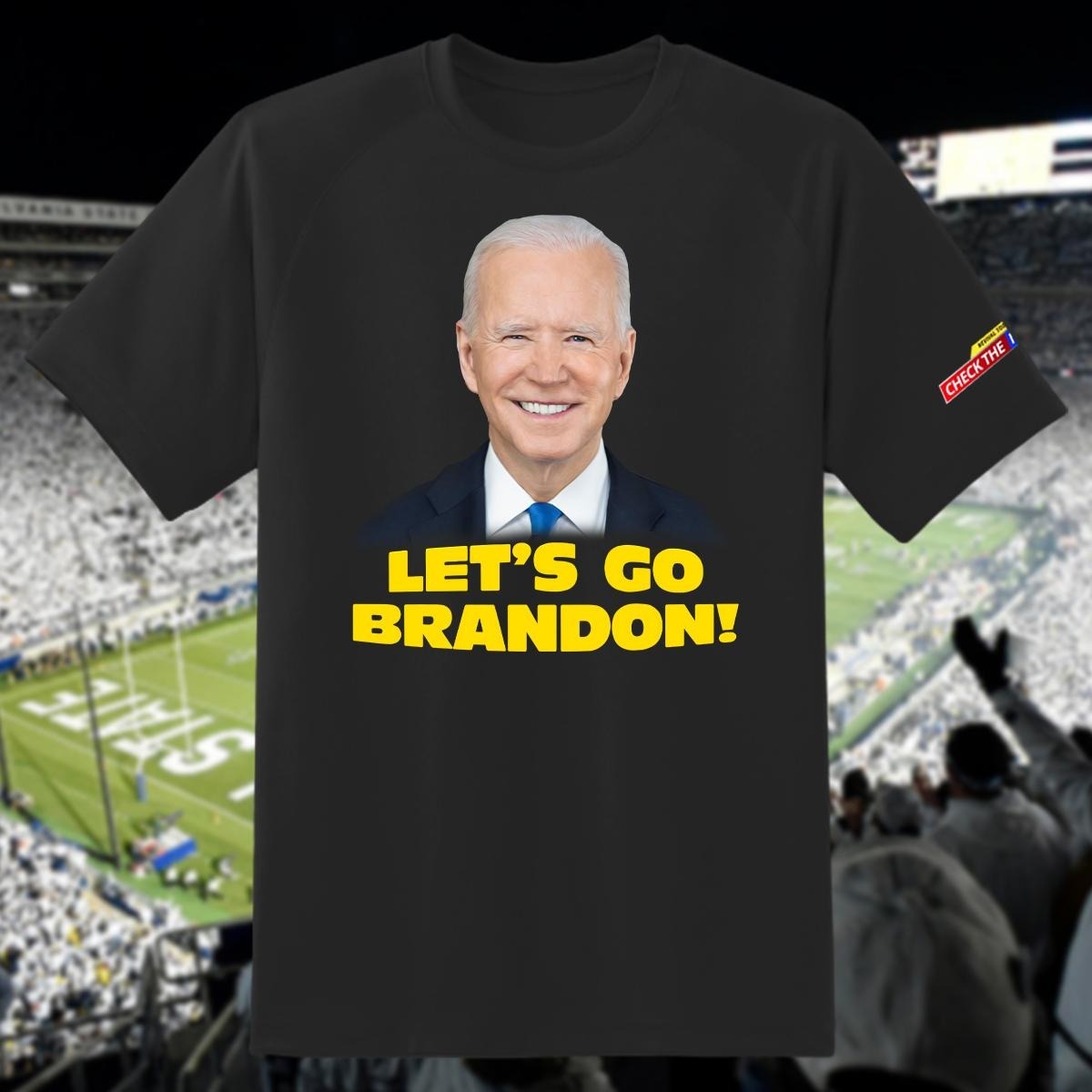 Let's Go Brandon Beer Logo Parody T-Shirt