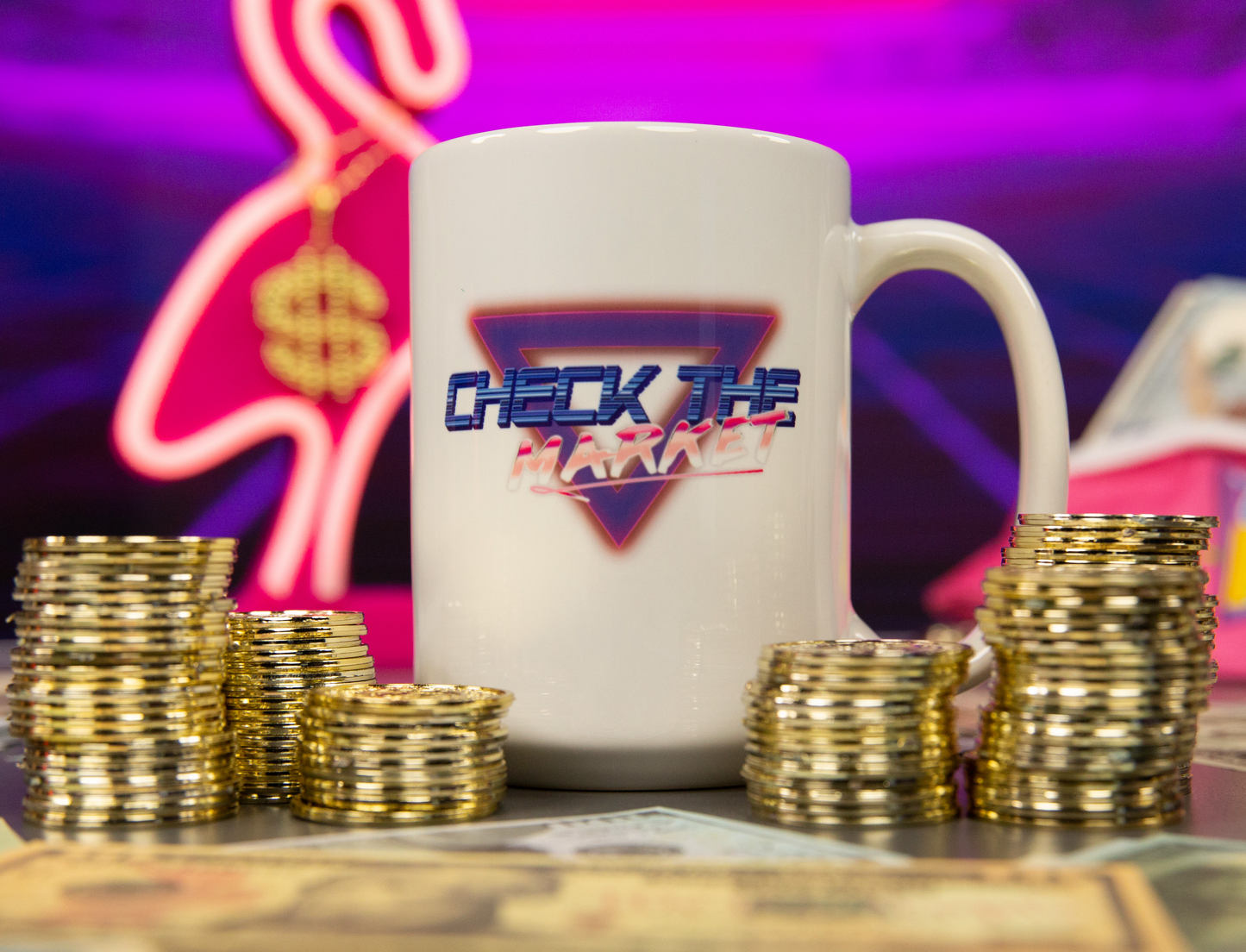 "Check the Market" Mug