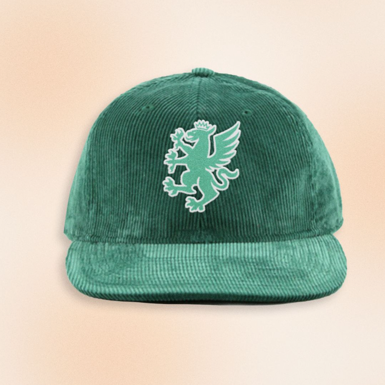 Green Corduroy 6-panel