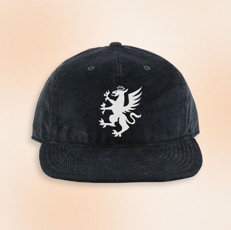 Black Corduroy 6-panel
