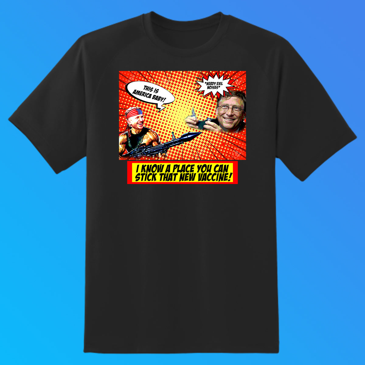 "I Know A Place You Can Stick That New Vaccine" T-Shirt
