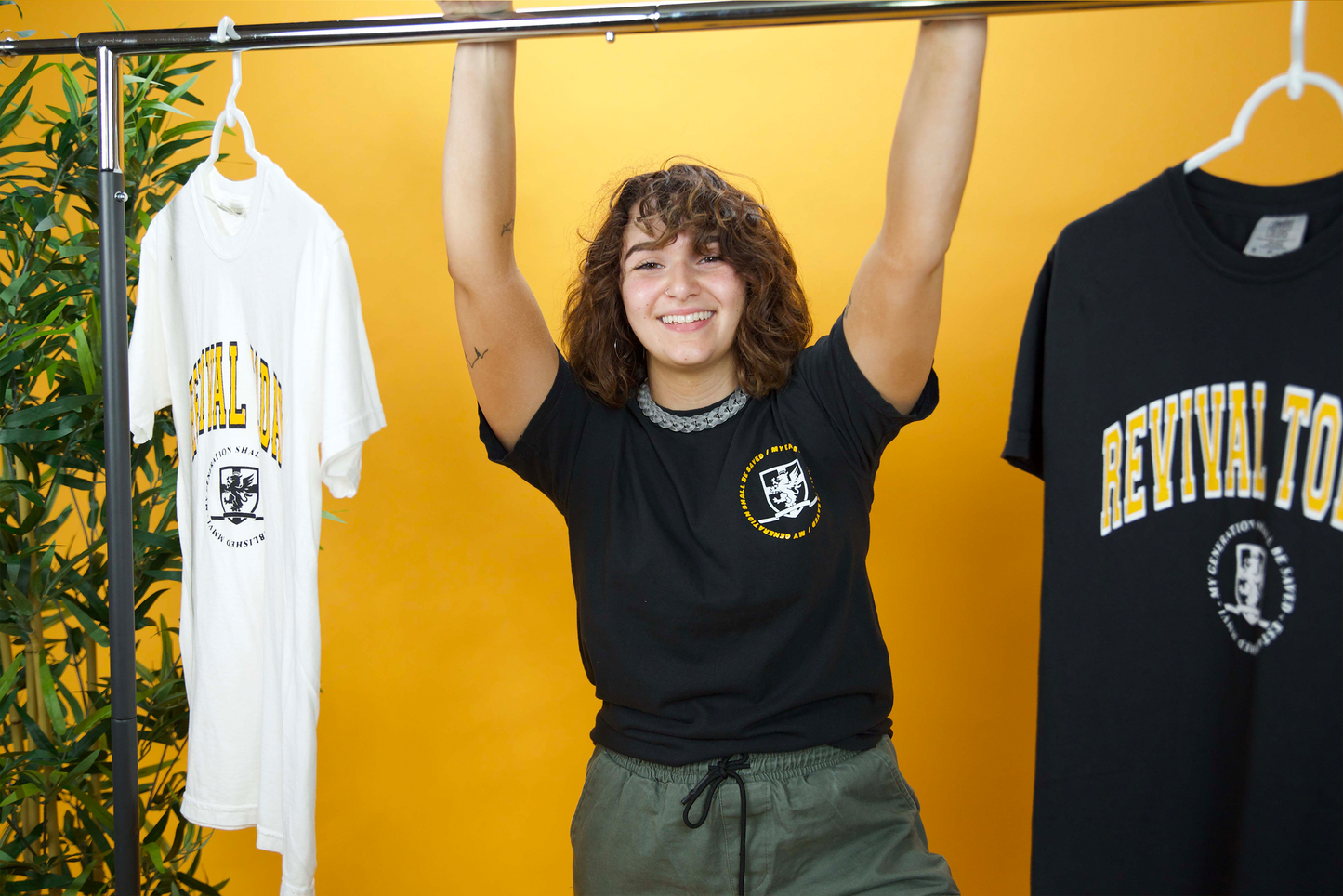 Revival Today Crest Badge Tee in Black