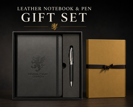 RTC Leather Notebook & Pen Gift Set