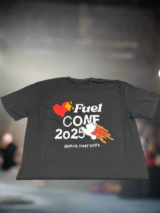 RTY FUEL: BLACK T SHIRT DOVE
