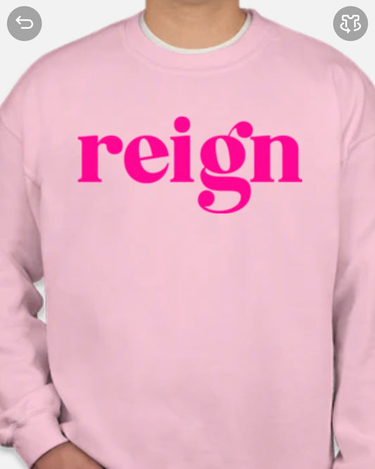 Reign Long Sleeve T Shirt - Pink