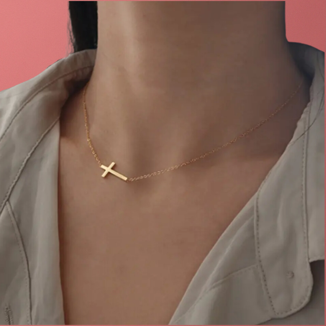 Radiance Cross Necklace