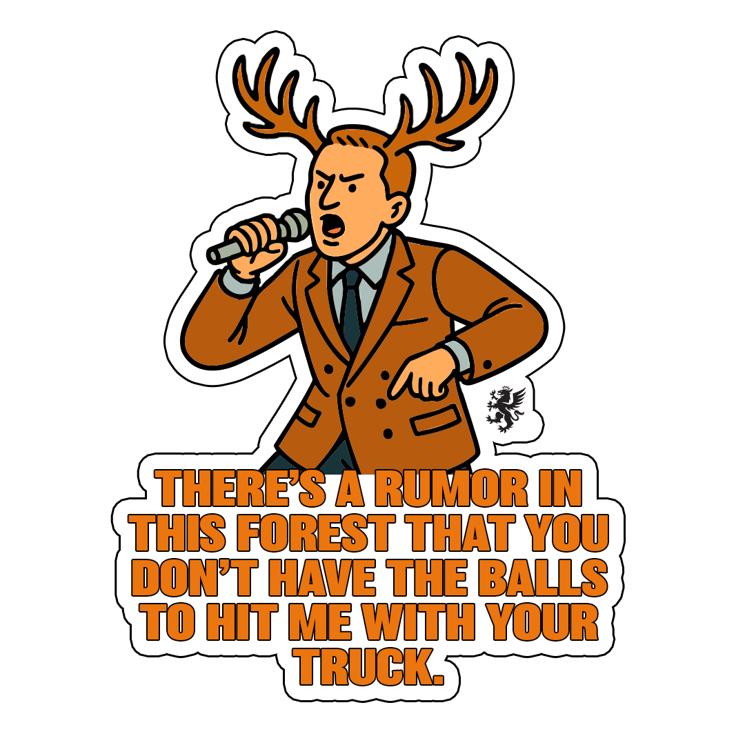 RT STICKERS: THERE'S A RUMOR IN THIS FOREST