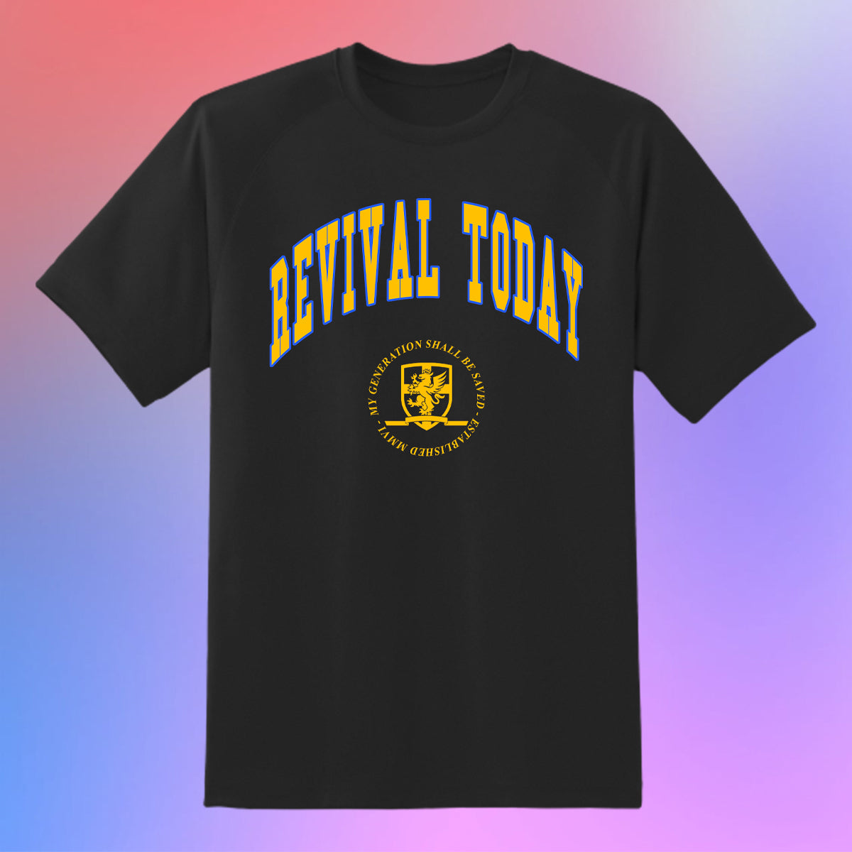 Revival Today B&Y College Tee